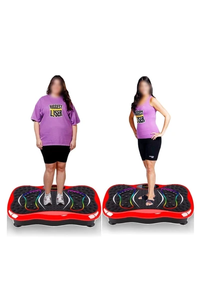 Titreşimli egzersiz plaka fitness tüm vücut spor masaj aleti 50cm siyah renk - Ekipman & Aksesuar ürün görseli 1