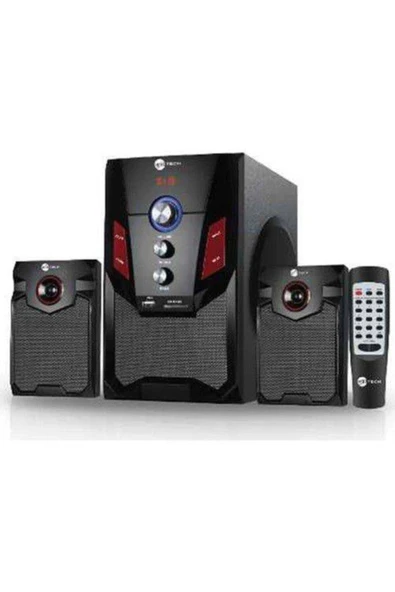 Bluetooth kumandalı ses sistemi hoparlör siyah çoklu bağlantı 2 yıl garantili - Elektronik ürün görseli 1