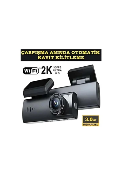 Araç içi kamera 1080P çözünürlük 1.2 inç ekran WiFi destekli gece görüşlü lityum-iyon ürün görseli 1