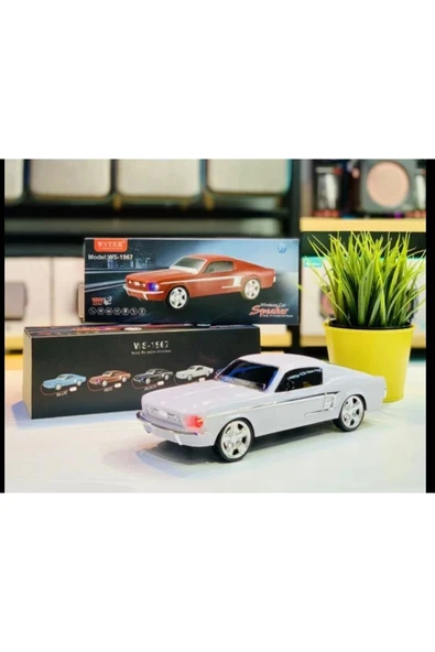 Bluetooth hoparlör beyaz renk 10 watt TWS FM radyo SD kart USB çoklu bağlantı 2 saat dinleme ürün görseli 1