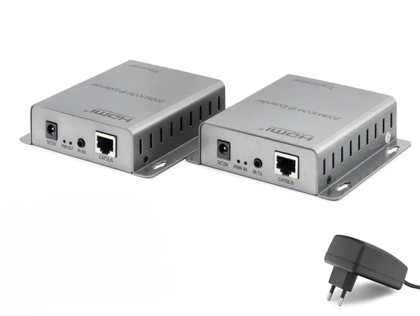 Hdmı Kvm Ip Extender Loop Out Ir 1080p 60 Hz 200 M HDX1343 ürün görseli 1