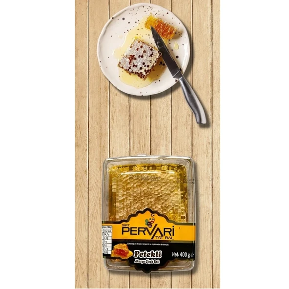 Pervari Tat Bal Petekli Bal 400 gr 2 li - Resim 2