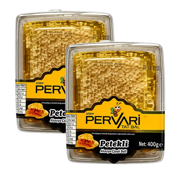 Pervari Tat Bal Petekli Bal 400 gr 2 li ürün görseli 1