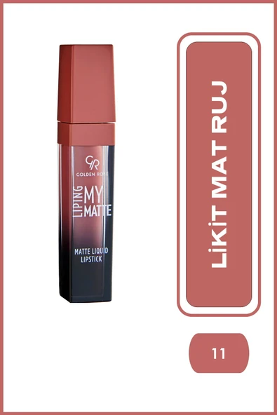GOLDEN ROSE LİPİNG MY MATTE - 11 - LİKİT MAT RUJ ürün görseli 1