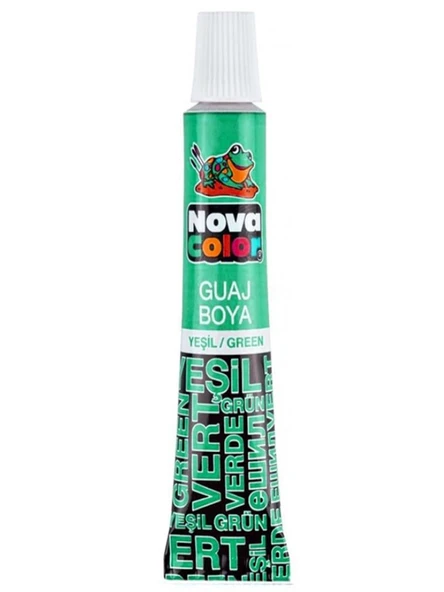 Nova Color Guaj Boya Tüp Yeşil - 4 adet ürün görseli 1