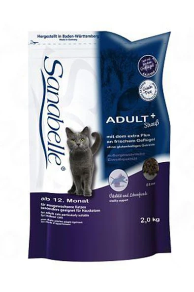Sanabelle Adult Straub Deve Kuşu Etli Kedi Maması 2 Kg ürün görseli 1