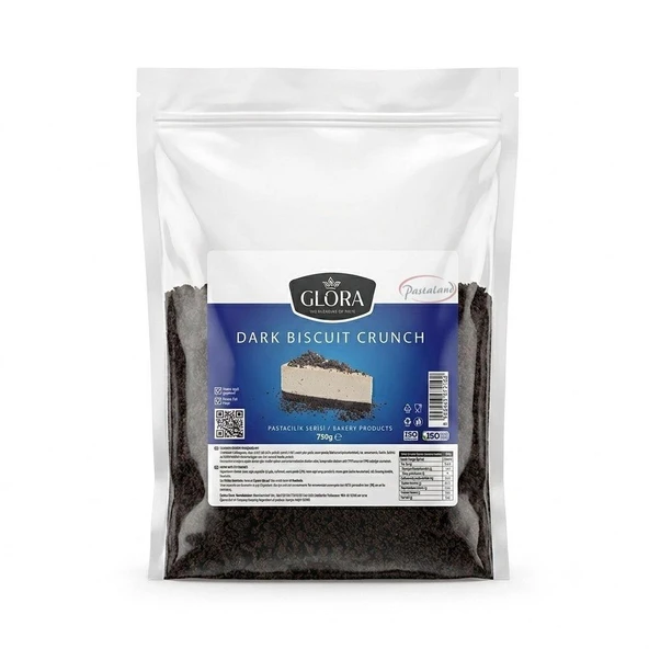 Glora Dark Biscuit Crunch (Kakaolu Bisküvi Parçacıkları) - 750g ürün görseli 1