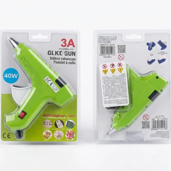 GLUE GUN 40W Silikon Tabancası - Çok Amaçlı Hobi ve Yapıştırma Tabancası 1 Adet fiyatıdır ürün görseli 1