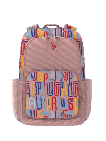 U.S.Polo Assn. Sırt Çantası Okul Çantası Pembe Plcan26148 Orjinal Lisanslı ürün görseli 1