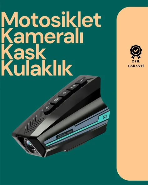 GoLook Destekli Motosiklet Kask Kamerası – 50 Saat Pil, Geniş Açı ürün görseli 1