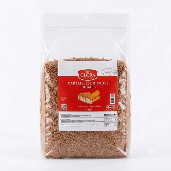Glora Karamelize Bisküvi Kırıntısı - 4.5 kg ürün görseli 1