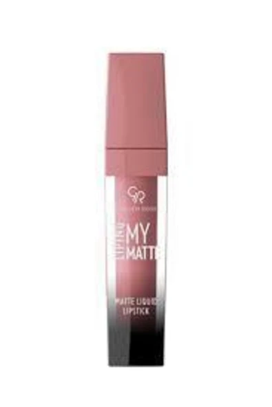 GOLDEN ROSE LİPİNG MY MATTE LİKİT MAT LİPSTİCK NO: 09 ürün görseli 1