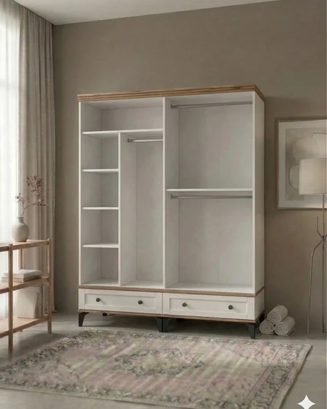 SOFYA MDF 4 KAPILI DOLAP - Resim 2
