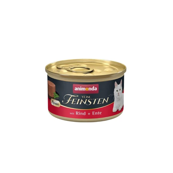 Animonda VomFeinsten Sığırlı ve Ördekli Yetişkin Kedi Konservesi 85 Gr ürün görseli 1