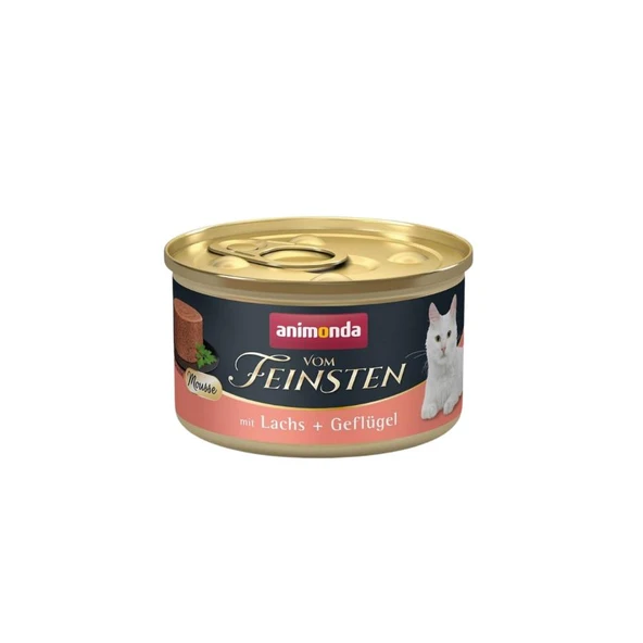 Animonda VomFeinsten Somon ve Kümes Hayvanlı Yetişkin Kedi Konservesi 85 Gr ürün görseli 1