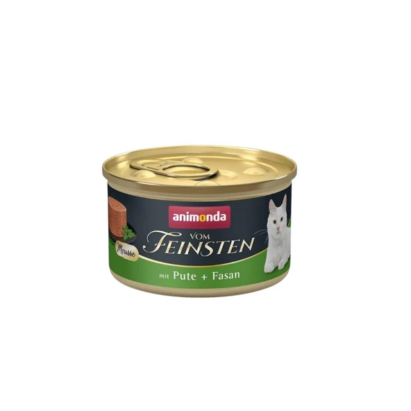 Animonda VomFeinsten Hindili ve Sülünlü Yetişkin Kedi Konservesi 85 Gr ürün görseli 1