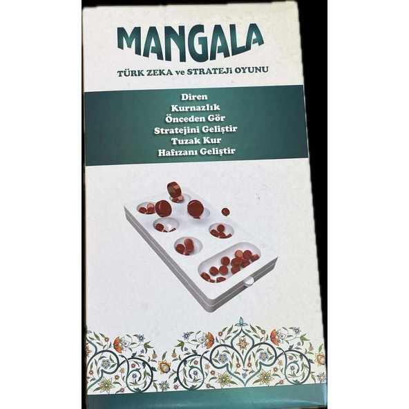 Mangala Türk Zeka Ve Strateji Oyunu 1 Adet - Plastik ürün görseli 1