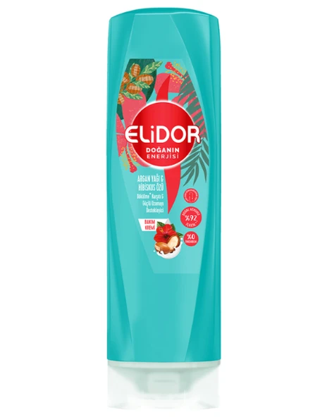 Elidor Doğanın Enerjisi Argan Yağı Hibiskus Özü Saç Bakım Kremi 350 ML ürün görseli 1