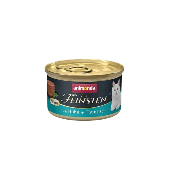 Animonda VomFeinsten Tavuklu ve Ton Balıklı Yetişkin Kedi Konservesi 85 Gr ürün görseli 1