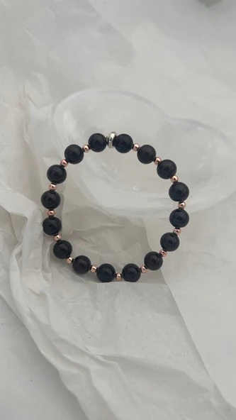 Lal taşı (garnet-granat) bileklik ürün görseli 1