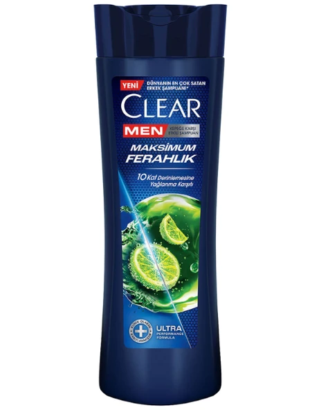 Clear Kepeğe Karşı Etkili Şampuan Maksimum Ferahlık 350 ML ürün görseli 1