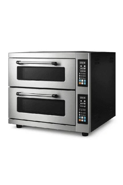 Çift Katlı Elektrikli Pizza Fırını, 24 cm x 8 Pizza Kapasiteli ürün görseli 1