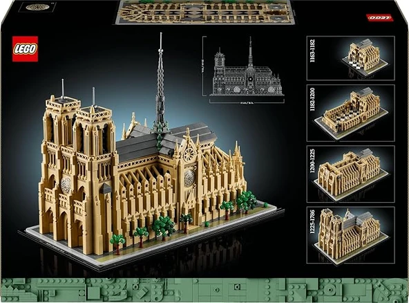 LEGO 21061 Architecture Notre Dame Katedrali - Resim 3