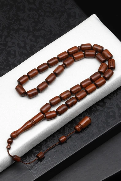 Yılan Ağacı Tesbih 7 x 11 mm Kapsül Kesim - T-1859 ürün görseli 1