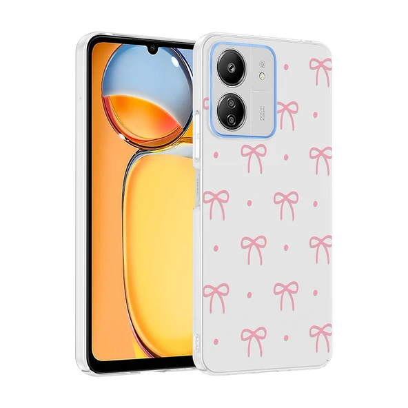 Xiaomi Redmi 13C Kılıf Kamera Korumalı Canlı Lüx Desenli Klip Sert Kapak ürün görseli 1
