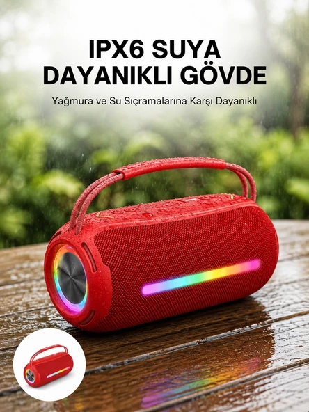 Mey İthalat® IPX6 Suya Dayanıklı Açık Hava Hoparlörü ürün görseli 1
