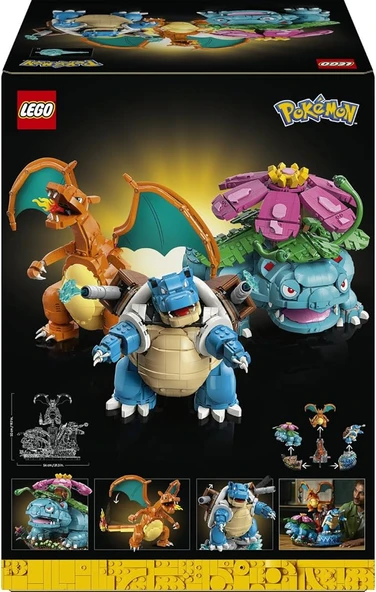 LEGO 72153  Pokémon Venusaur, Charizard ve Blastoise - Resim 3