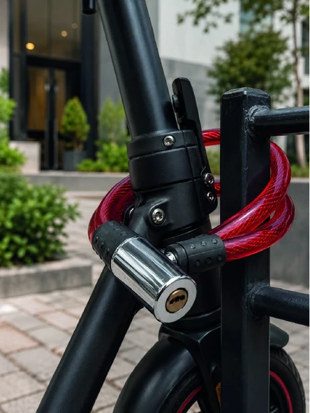 Mey İthalat® DMX4633 BİSİKLET KİLİDİ - Resim 5
