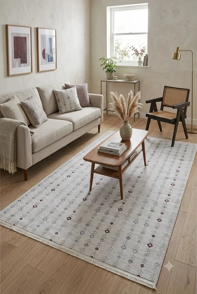 Fenomen Carpet Rainbow Koleksiyonu Kolay Temizlenebilir İpek Bambu Halı 2410 ürün görseli 1