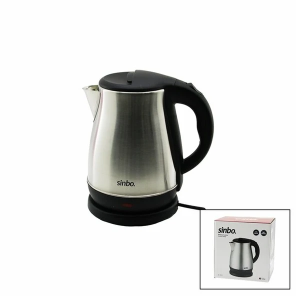 ÇELİK  KETTLE SU ISITICISI KABLOSUZ KULLANIM  1.8LT  360° DÖNEBİLME OTOMATİK KAPANMA SK-8028 (5224) ürün görseli 1