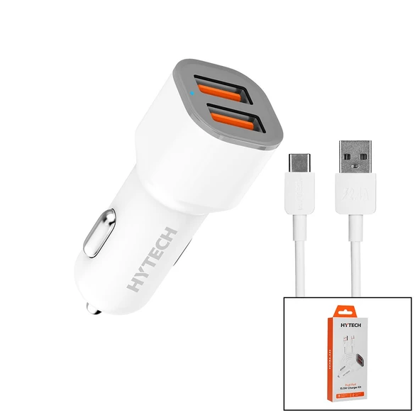 TYPE-C - KABLOLU  OTO - ARAÇ ÇAKMAKLIK ŞARJ BAŞLIK SET  15.5W - 1MT KABLO  HY-X46 (5224) ürün görseli 1