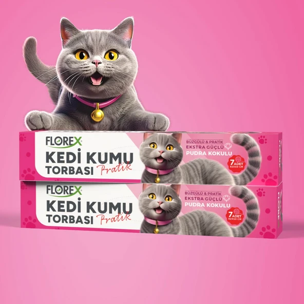 140 ADET KEDİ - EVCİL HAYVAN  KUMU TORBASI PRATİK PUDRA KOKULU  BÜZGÜLÜ - EXTRA GÜÇLÜ 82X50CM (5224) ürün görseli 1