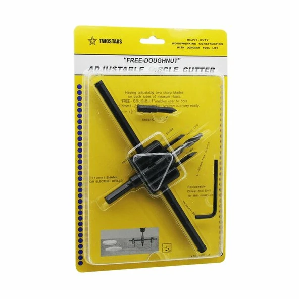 AYARLI  ALÇI PANÇ DELME 2 BIÇAK  1-3 İNÇ/16 30MM - 7-7 İNÇ/8 200MM - 1 İNÇ/8 3MM - 2 İNÇ 50MM (5224) ürün görseli 1