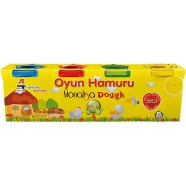 Mona Lisa Play Dough Oyun Hamuru 4 Renk ürün görseli 1