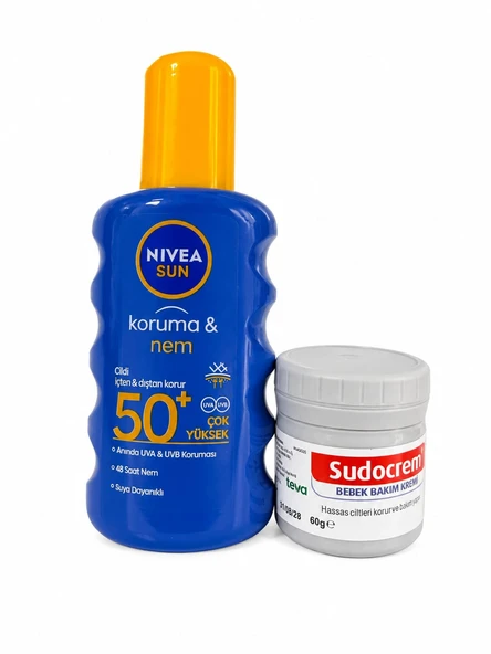 Nıvea Güneş Kremi + Sudocrem 60 gr hediyeli ürün görseli 1