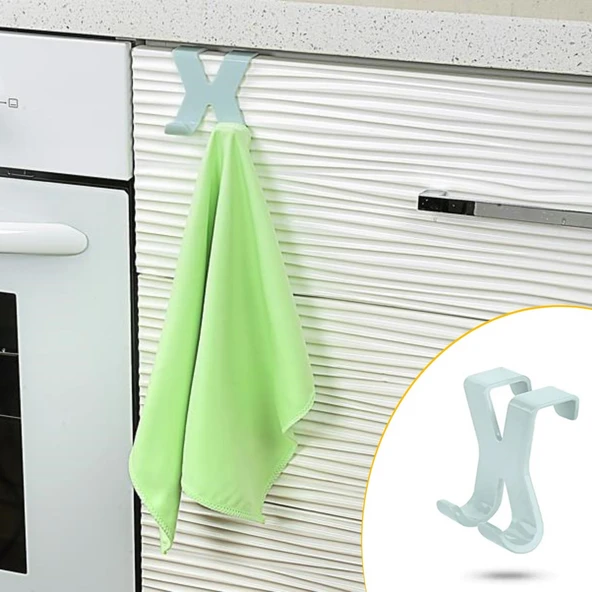 Mutfak Banyo Dolap Kapağına Takılan Meta Havlu Askılığı Aparatı (5224) ürün görseli 1