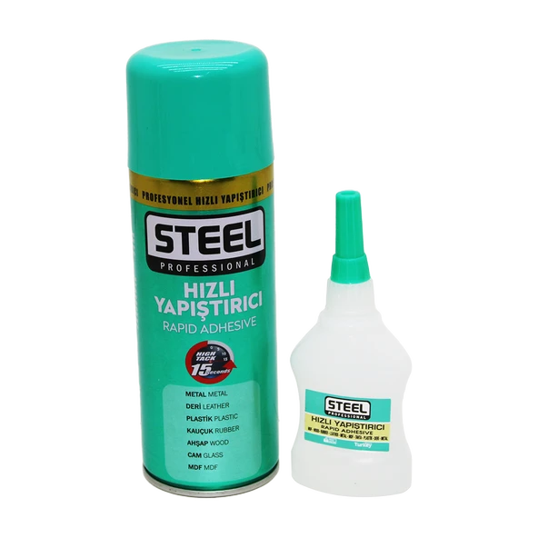 STEEL 400ML+60GR BÜYÜK HIZLI YAPIŞTIRICI (5224) ürün görseli 1