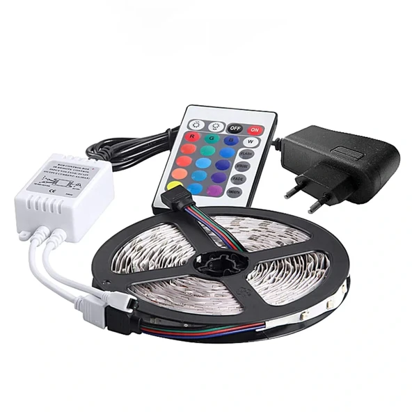 Atek Led Işık 5 Metre Şerit Led RGB Işıklı (5224) ürün görseli 1