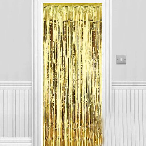 Işıltılı Duvar ve Kapı Perdesi Gold 90x200 cm (5224) ürün görseli 1