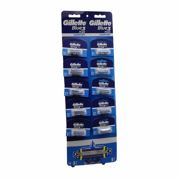 GİLLETTE BLUE3 JİLET KARTELALI 10 PARÇA (5224) ürün görseli 1