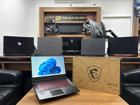 MSI Thin GF63 12VE-099XTR i7-12650H 16GB 512GB FDOS RTX4050 15.6" FHD Gaming Notebook (İKİNCİ EL) ürün görseli 1