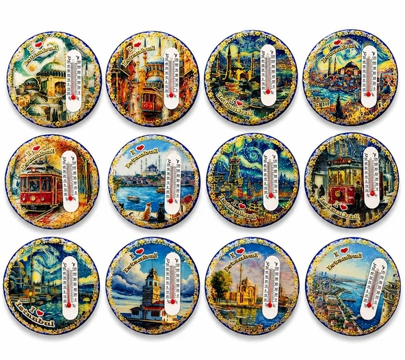 İstanbul Temalı Buzdolapı Süsü Magnet Alk5405 ürün görseli 1