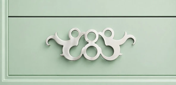 Lorenza Kulp Parlak Krom 64mm - 2 Adet - Resim 3
