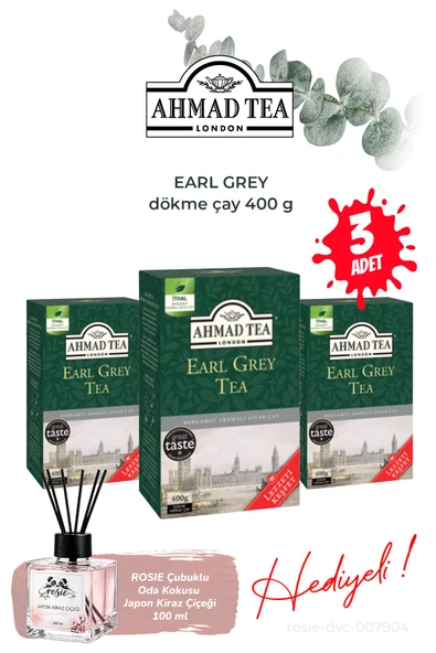 Early Grey 3 Paket dökme çay 400 g ve Oda Kokusu ürün görseli 1