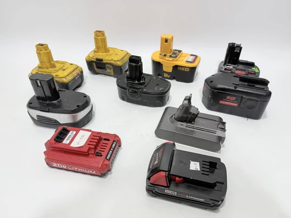 Milwaukee Dewalt Dyson vb Matkap Aküsü 10 Adet (ARIZALI-002) ürün görseli 1