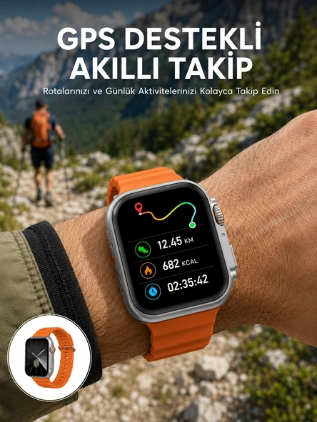 Yeni Nesil Çağrı Cevaplayabilen 47 MM Titreşimli Çok Fonksiyonlu Akıllı Saat Yeni Nesil ürün görseli 1